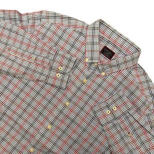 UNTUCKit Button Down Dress‎ Shirt Blue Plaid XL Performance Nylon Pink Blue
